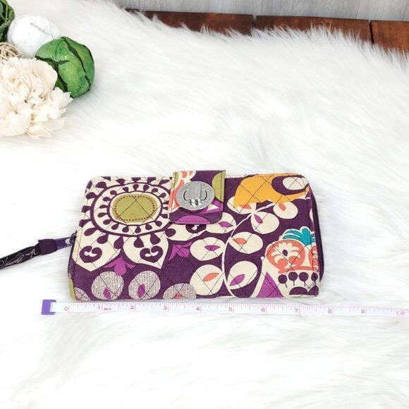 Vera Bradley Turn Lock Wallet Clutch - Picture 9 of 13